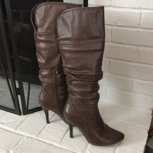 Aldo Slouchy Brown Boots